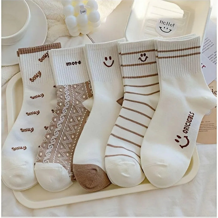 1-5-pairs-womens-mid-length-socks-autumn-and-winter-trendy-socks-trendy-letter-long-breathable-socks-sports-anti-odor-socks