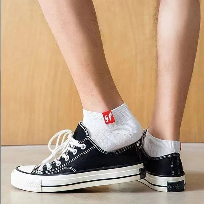 5 Pairs Men Breathable Daily Short Socks