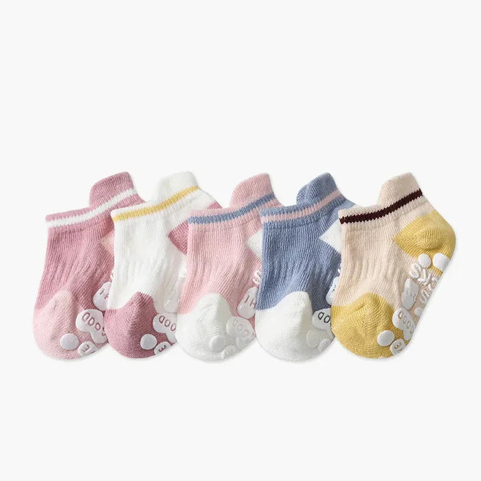 5-pairs-infant-newborn-baby-anti-slip-socks-5colored-bear-print-baby-girl-cotton-socks-solid-autumn-toddler-boys-knee-floor-sock