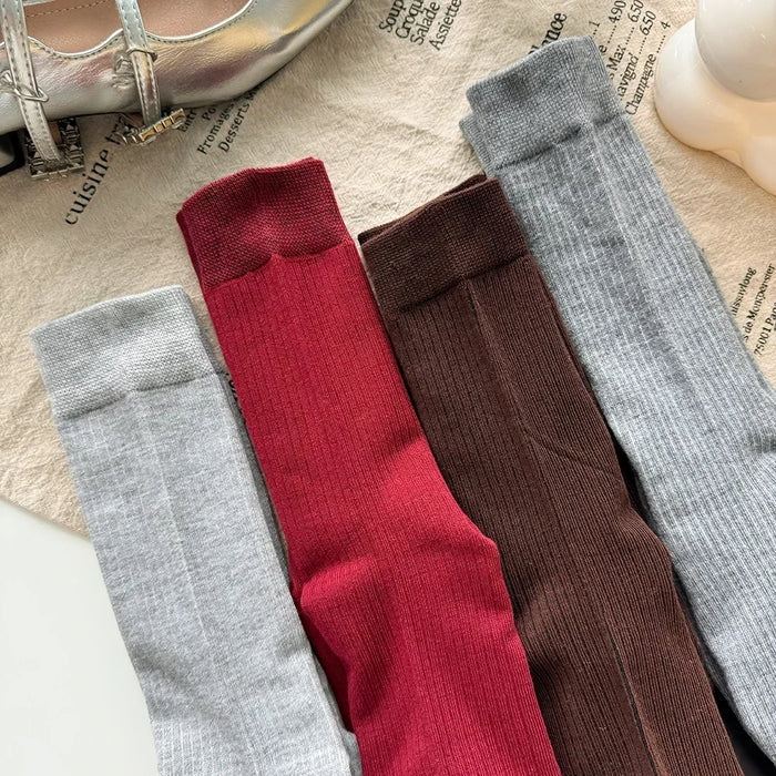 1/3 Pairs Korean Stripe Long Socks