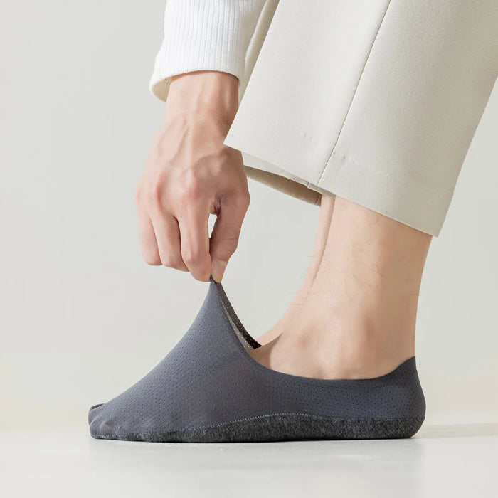 5P/ Men Non Slip Invisible Socks