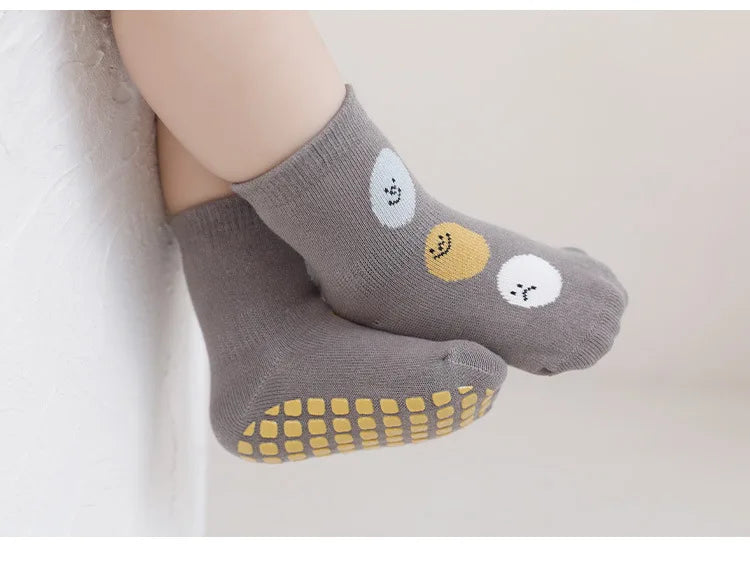 3 Pairs/Lot Autumn Winter Baby Non Slip Soft Floor Sock