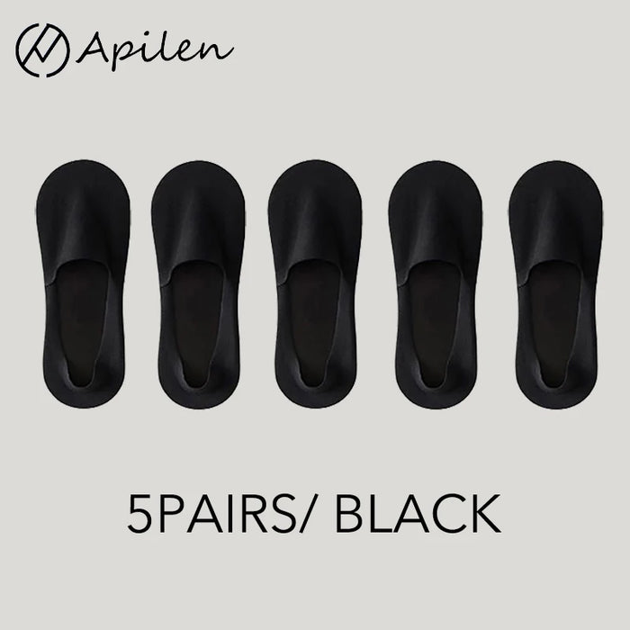 5P/ Men Non Slip Invisible Socks