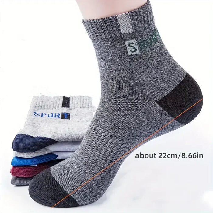 5 Pairs / Cotton Sock for Men Sport