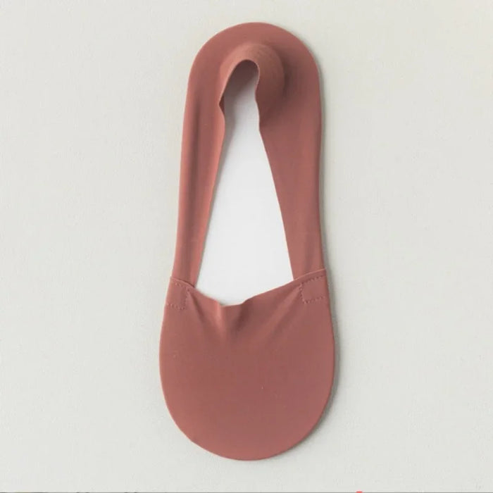 Summer Nylon Ice Silk Boat Socks Low Cut Ankle Silicone Non-slip Invisible