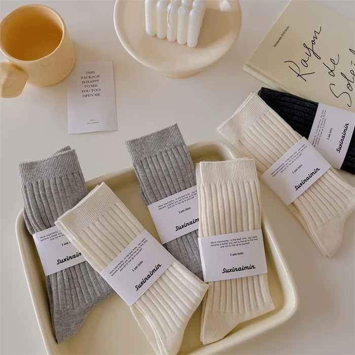 Japanese Style School Girls High Socks