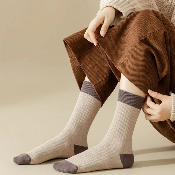7 Pairs New Women Fashion Vintage Warm Cotton Sock