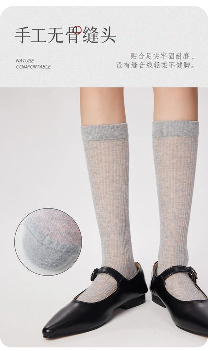 Hollow Mesh Breathable Ballet Style Socks