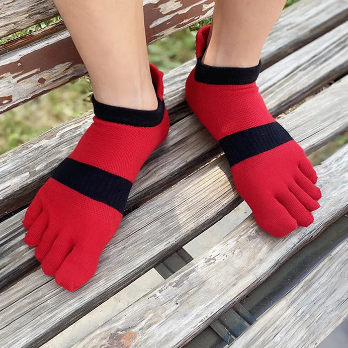 5 Pairs Five Finger Ankle Sport Socks