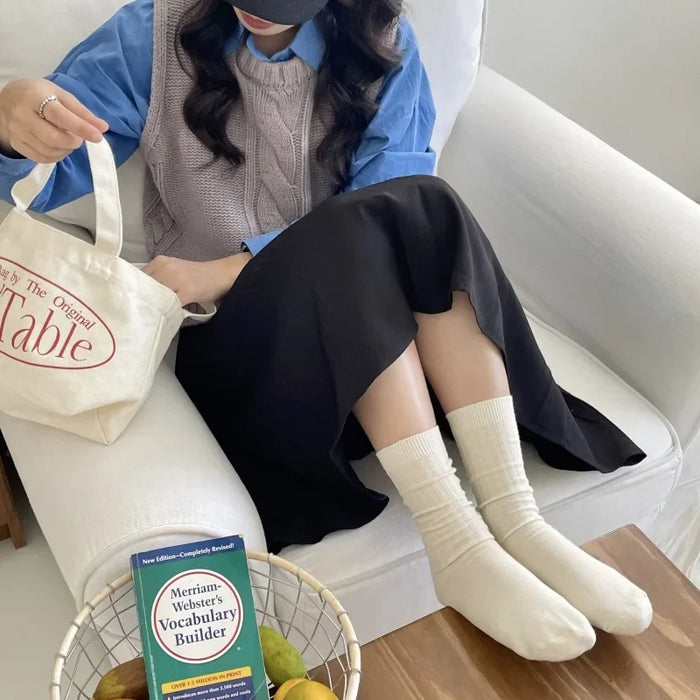 Japanese Style School Girls High Socks