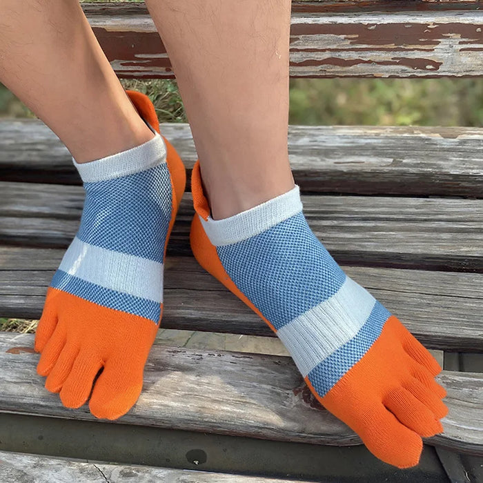 5 Pairs Five Finger Ankle Sport Socks