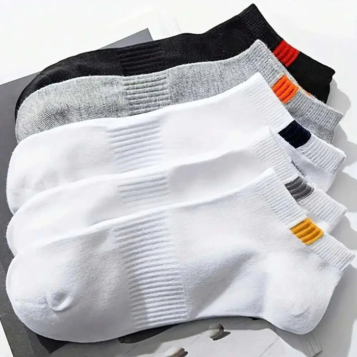 5 Pairs Low Tube Men Casual Socks