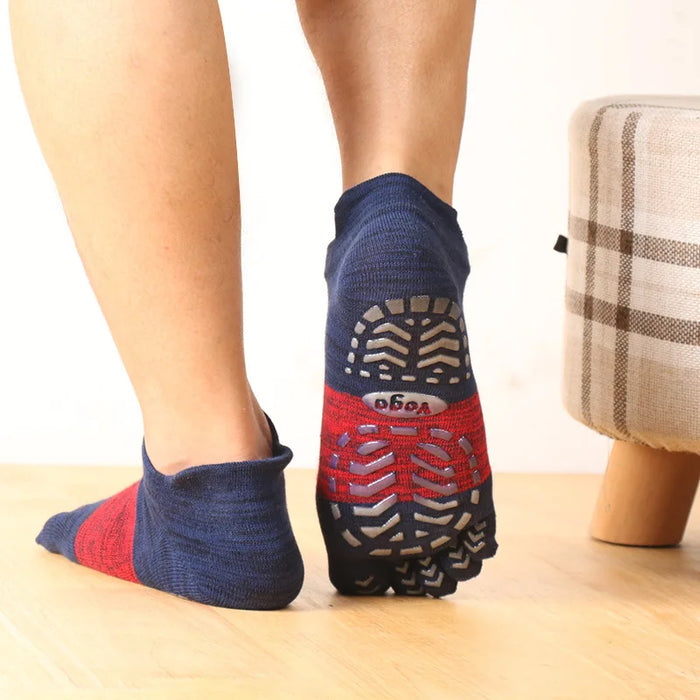 Men Full Toe Yoga / Pilates Socks