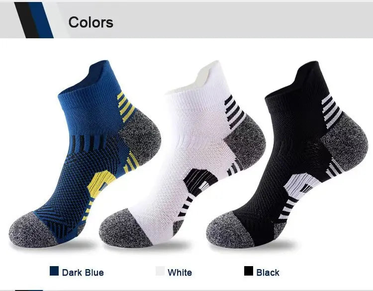 3/5Pairs Men's Sport Socks Breathable Outdoor Running