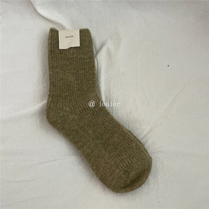 Thermal Women Socks 9% Wool Cashmere Thicken Warm Long Socks