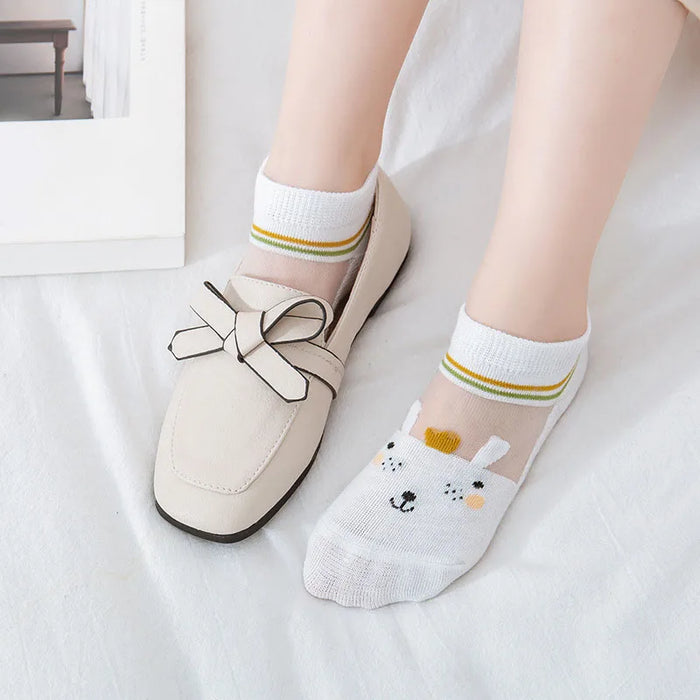 5P/ Animal Mesh Breathable Children Socks