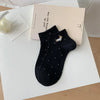 womens-socks-cartoon-dog-embroidery-short-socks-spring-summer-thin-cute-cotton-socks-boneless-sweat-absorbing-wave-point-socks