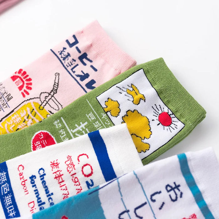 Fashion Streetwear Hip Hop Style Cartoon Socks