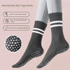women-anti-skid-yoga-socks-grips-cotton-mid-tube-bottom-breathable-fitness-dance-barre-workout-pilates-socks-7-colors