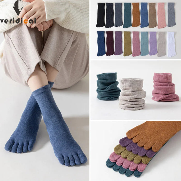 yoga-five-finger-socks-woman-girl-organic-cotton-solid-non-slip-young-casual-fashion-pilates-fitness-harajuku-socks-with-toes