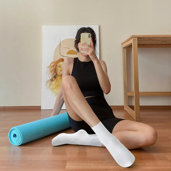 4-6 pairs of women's anti slip grip yoga Pilates ballet socks