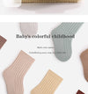 5-pairs-lot-baby-socks-breathable-loose-south-korea-style-solid-color-kids-socks-middle-tube-cotton-socks-set-for-children