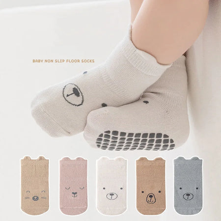5-pairs-infant-newborn-baby-anti-slip-socks-5colored-bear-print-baby-girl-cotton-socks-solid-autumn-toddler-boys-knee-floor-sock