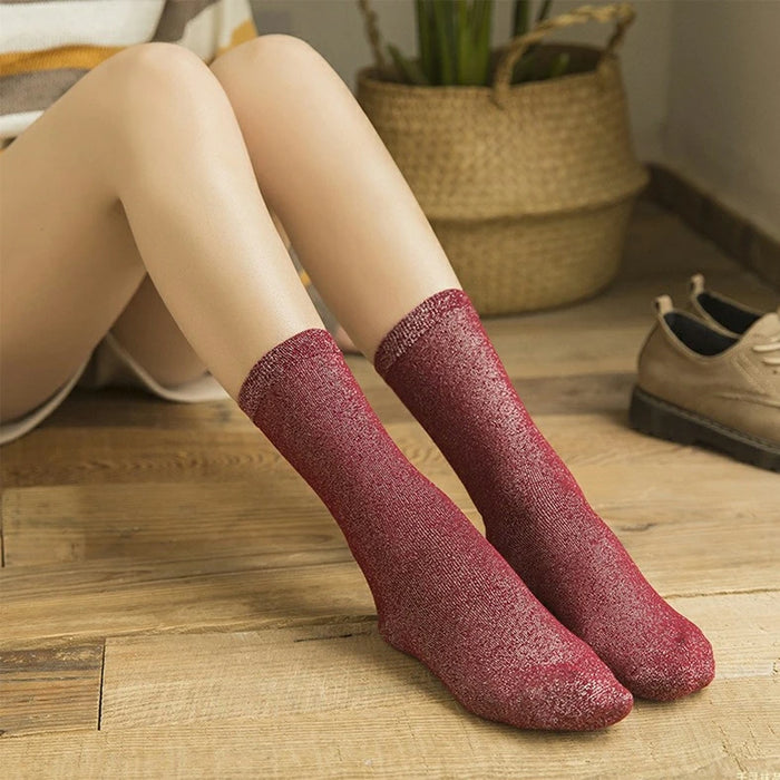 29 colours fashion shiny socks