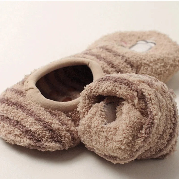 Cute winter grip indoor socks