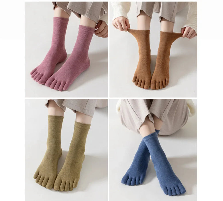 yoga-five-finger-socks-woman-girl-organic-cotton-solid-non-slip-young-casual-fashion-pilates-fitness-harajuku-socks-with-toes