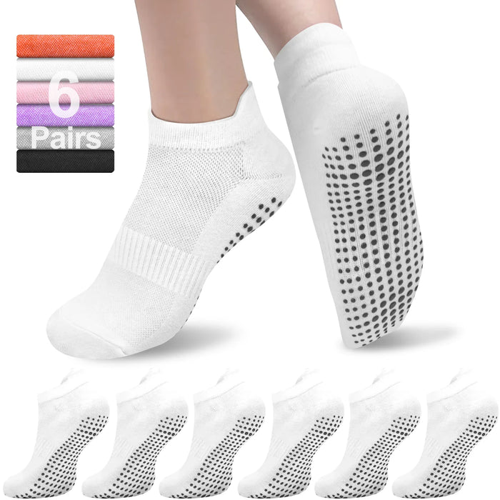 women-yoga-socks-sports-anti-slip-silicone-fitness-professional-training-running-pilates-protecting-heel-ear-short-socks-cotton