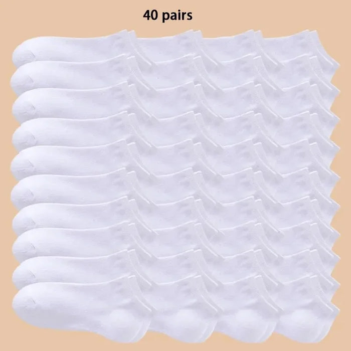 10-12-20-40-pairs-men-boat-socks-business-sport-sweat-absorption-mature-summer-autumn-solid-color-soft-non-pilling-ankle-socks
