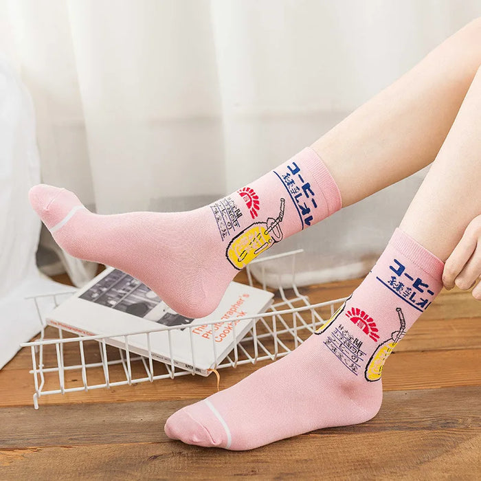 Fashion Streetwear Hip Hop Style Cartoon Socks