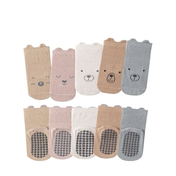 5-pairs-infant-newborn-baby-anti-slip-socks-5colored-bear-print-baby-girl-cotton-socks-solid-autumn-toddler-boys-knee-floor-sock