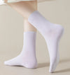 5-pairs-100-cotton-womens-socks-soft-casual-solid-color-middle-tube-socks-women-new-spring-high-quality-socks