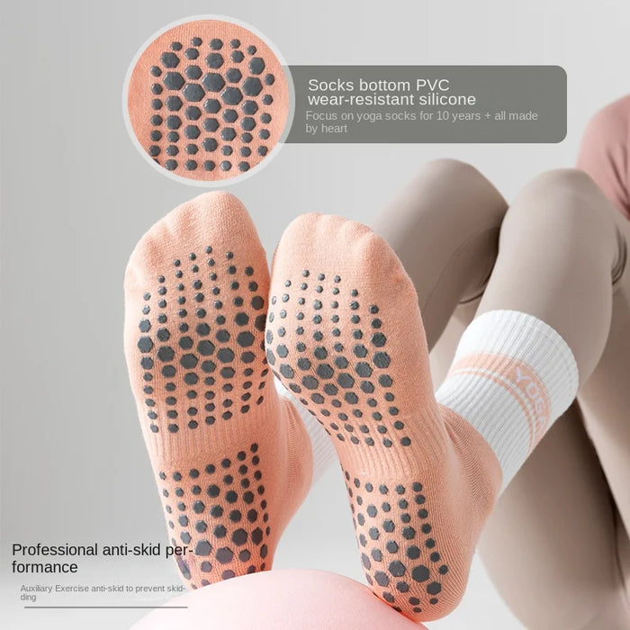 Yoga Socks for Women Nylon Pure Cotton Non slip