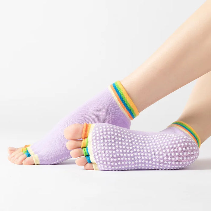 women-yoga-socks-non-slip-grips-cotton-pilates-socks-ladies-ballet-dance-sports-socks-for-yoga-fitness-workout-yoga-socks