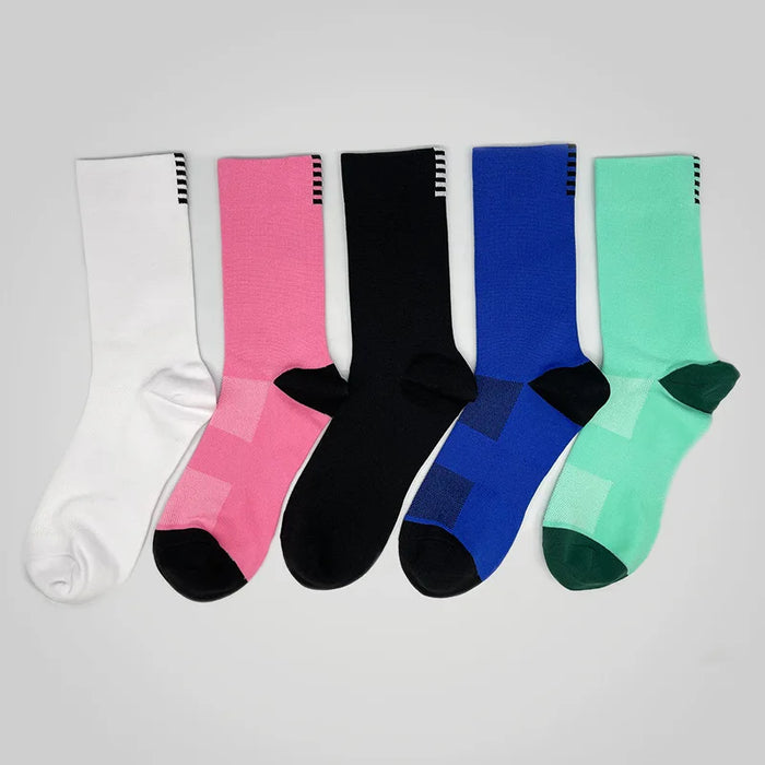 Cycling Socks Running Quick Dry Medium Cylinder