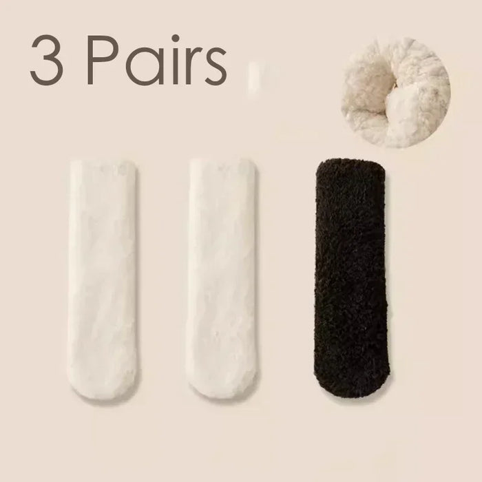 3 Pairs Women/ Men Slipper Winter Couple Socks