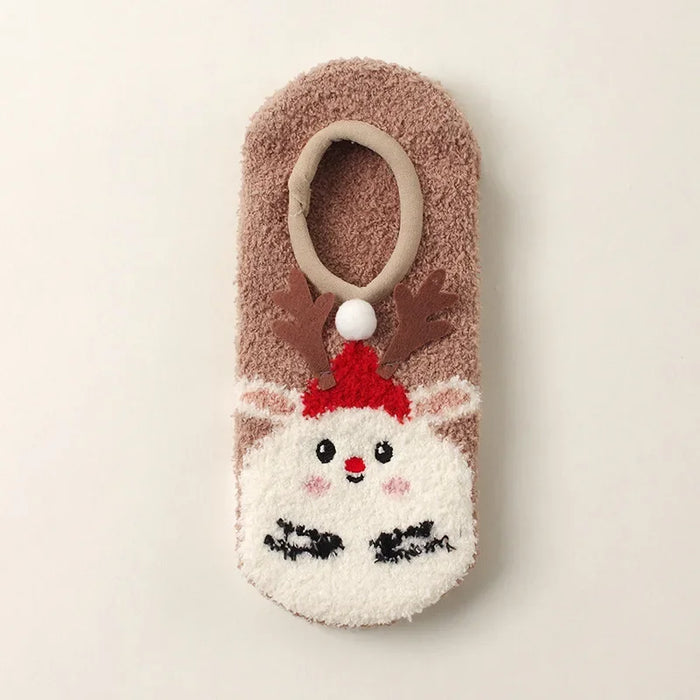 Cute winter grip indoor socks