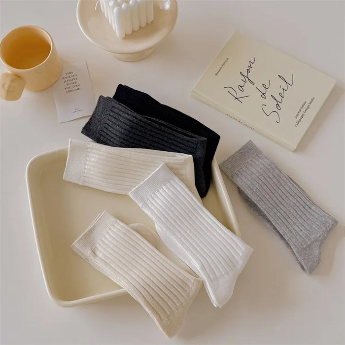 Japanese Style School Girls High Socks
