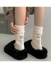 Letter Print Middle Tube Socks