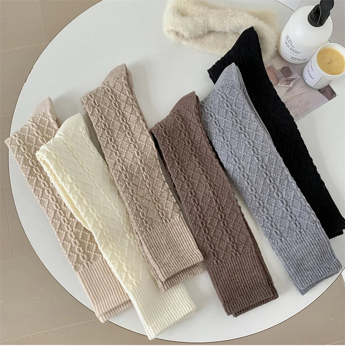 Retro Women Stockings High Quality Japanese Style Knee High Socks