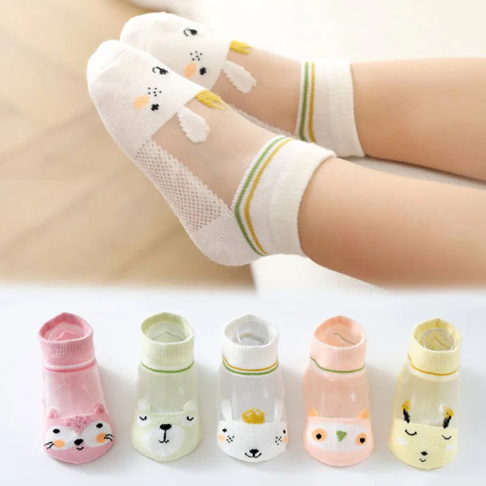 5P/ Animal Mesh Breathable Children Socks