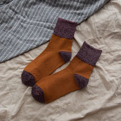 Gold and Silver Silk Bright Silk Series  Socks