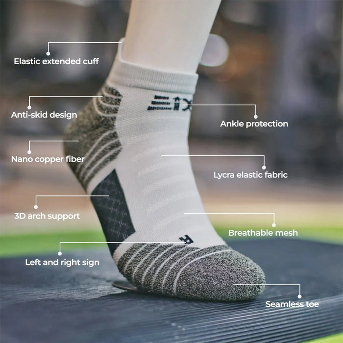 Nano Copper Fiber Deodorant Antibacterial Men Socks