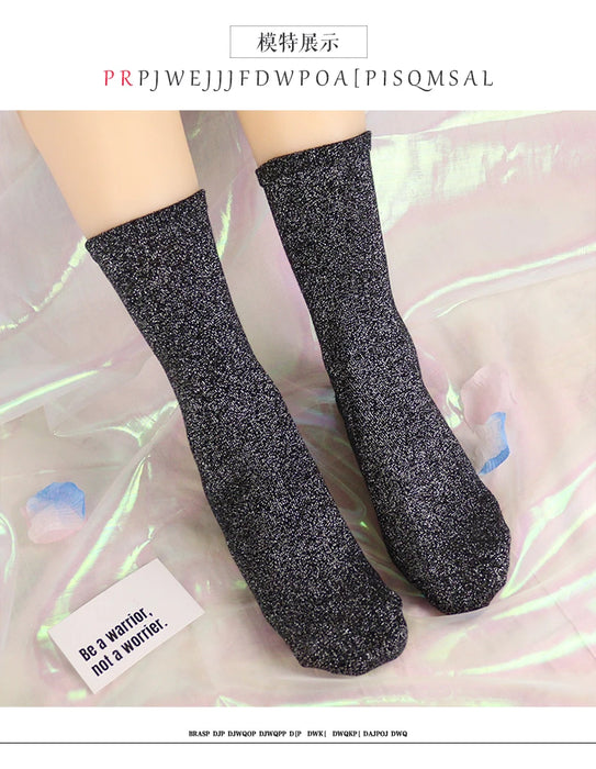 29 colours fashion shiny socks