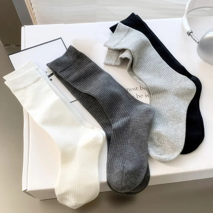 1/3 Pairs Korean Stripe Long Socks