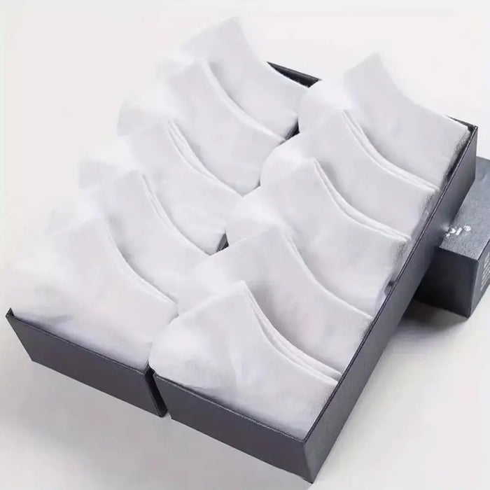 10-12-20-40-pairs-men-boat-socks-business-sport-sweat-absorption-mature-summer-autumn-solid-color-soft-non-pilling-ankle-socks