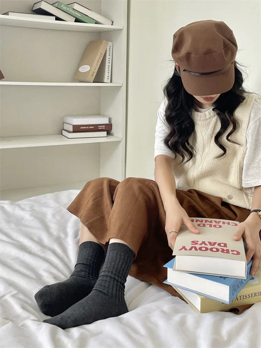 Japanese Style School Girls High Socks